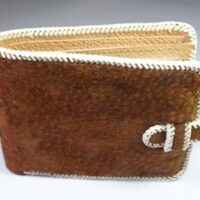 Billetera Cuero Carpincho - Con Broche